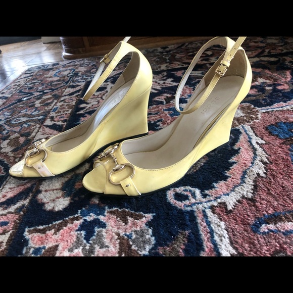 Gucci horsebit wedge - Picture 1 of 8